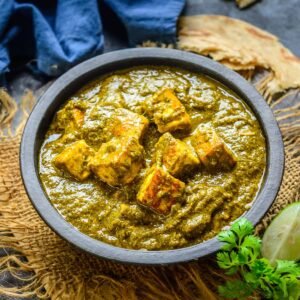 Paneer saag curry